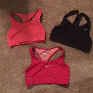 Lot of 3 Sports Bras